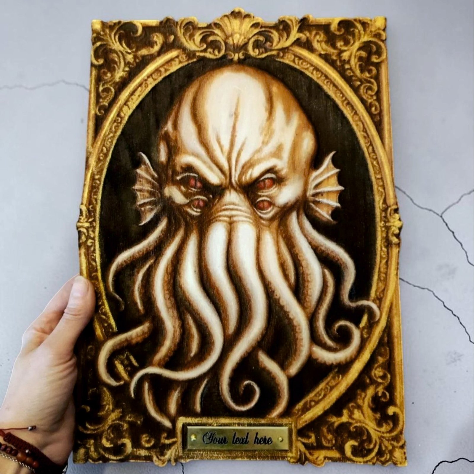 Cthulhu Painting on Wood